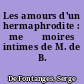 Les amours d'un hermaphrodite : me⁺ѓmoires intimes de M. de B. /