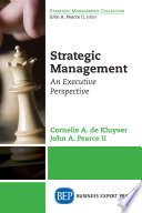 Strategic management : an executive perspective /