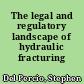 The legal and regulatory landscape of hydraulic fracturing /
