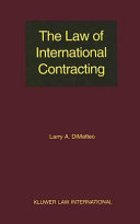The law of international contracting /