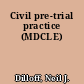 Civil pre-trial practice (MDCLE)