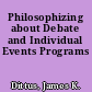 Philosophizing about Debate and Individual Events Programs