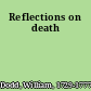 Reflections on death