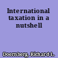 International taxation in a nutshell