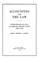 Accounting and the law : cases and materials /