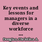 Key events and lessons for managers in a diverse workforce a report on research and findings /