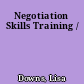 Negotiation Skills Training /