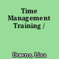 Time Management Training /