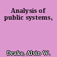 Analysis of public systems,