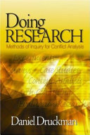 Doing research : methods of inquiry for conflict analysis /