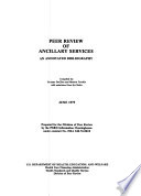 Peer review of ancillary services : an annotated bibliography /