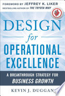 Design for operational excellence : a breakthrough strategy for business growth /