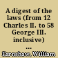 A digest of the laws (from 12 Charles II. to 58 George III. inclusive) relating to shipping, navigation, commerce, and revenue, in the British colonies in America and the West Indies including the laws abolishing the slave trade /