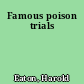 Famous poison trials
