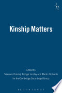 Kinship Matters : For the Cambridge Socio-legal Group.