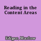 Reading in the Content Areas