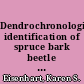 Dendrochronological identification of spruce bark beetle outbreaks in northwestern Colorado /