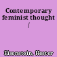 Contemporary feminist thought /