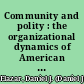 Community and polity : the organizational dynamics of American Jewry /