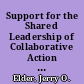 Support for the Shared Leadership of Collaborative Action Teams through Training of Teams, Local Facilitators and Development of Resource Materials