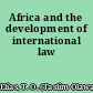 Africa and the development of international law