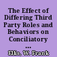 The Effect of Differing Third Party Roles and Behaviors on Conciliatory and Retaliatory Negotiator Behavior Involved in a Simulated Intergroup Conflict