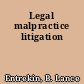 Legal malpractice litigation