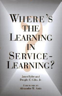 Where's the learning in service-learning? /