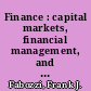 Finance : capital markets, financial management, and investment management /