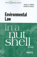 Environmental law in a nutshell /
