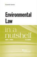 Environmental law in a nutshell /