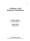 A history of the American Constitution /