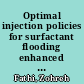 Optimal injection policies for surfactant flooding enhanced oil recovery /