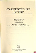 Tax procedure digest /