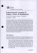 Federal income taxation of estates, trusts, and beneficiaries /