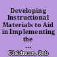 Developing Instructional Materials to Aid in Implementing the "Wisconsin Guide to Local Curriculum Improvement in Industrial Education, K-12." Final Report 1974-75