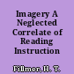 Imagery A Neglected Correlate of Reading Instruction /