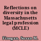 Reflections on diversity in the Massachusetts legal profession (MCLE)