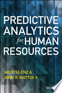 Predictive analytics for human resources /