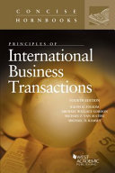 Principles of international business transactions /