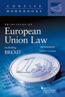 Principles of European Union law : including BREXIT /