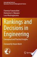 Rankings and decisions in engineering : conceptual and practical insights /
