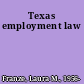 Texas employment law
