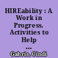 HIREability : A Work in Progress. Activities to Help Secondary Students Achieve Employability Skills /