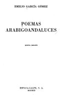 Poemas arabigoandaluces /