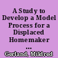 A Study to Develop a Model Process for a Displaced Homemaker Center within a VTAE District. Final Report