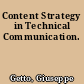 Content Strategy in Technical Communication.