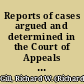 Reports of cases argued and determined in the Court of Appeals of Maryland