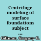 Centrifuge modeling of surface foundations subject to dynamic loads /