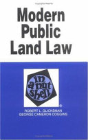 Modern public land law in a nutshell /
